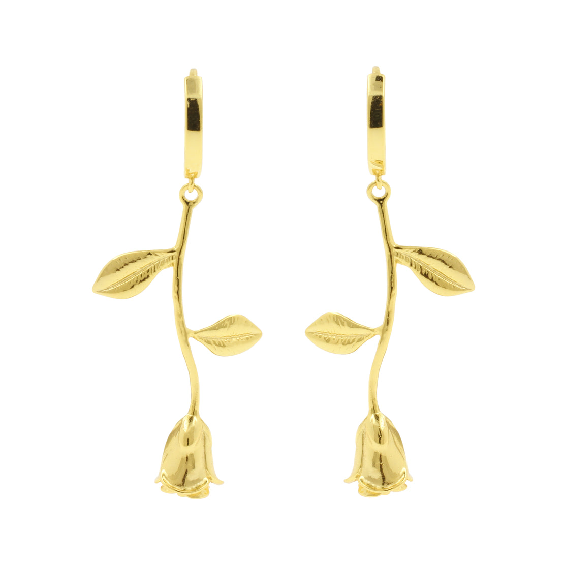 925 Silver Ear Hangers - Rose - Gold