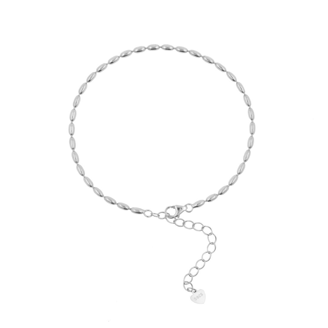 925 Silver Bracelet Pebble Silver