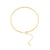 925 Zilver Armband Pebble Goud