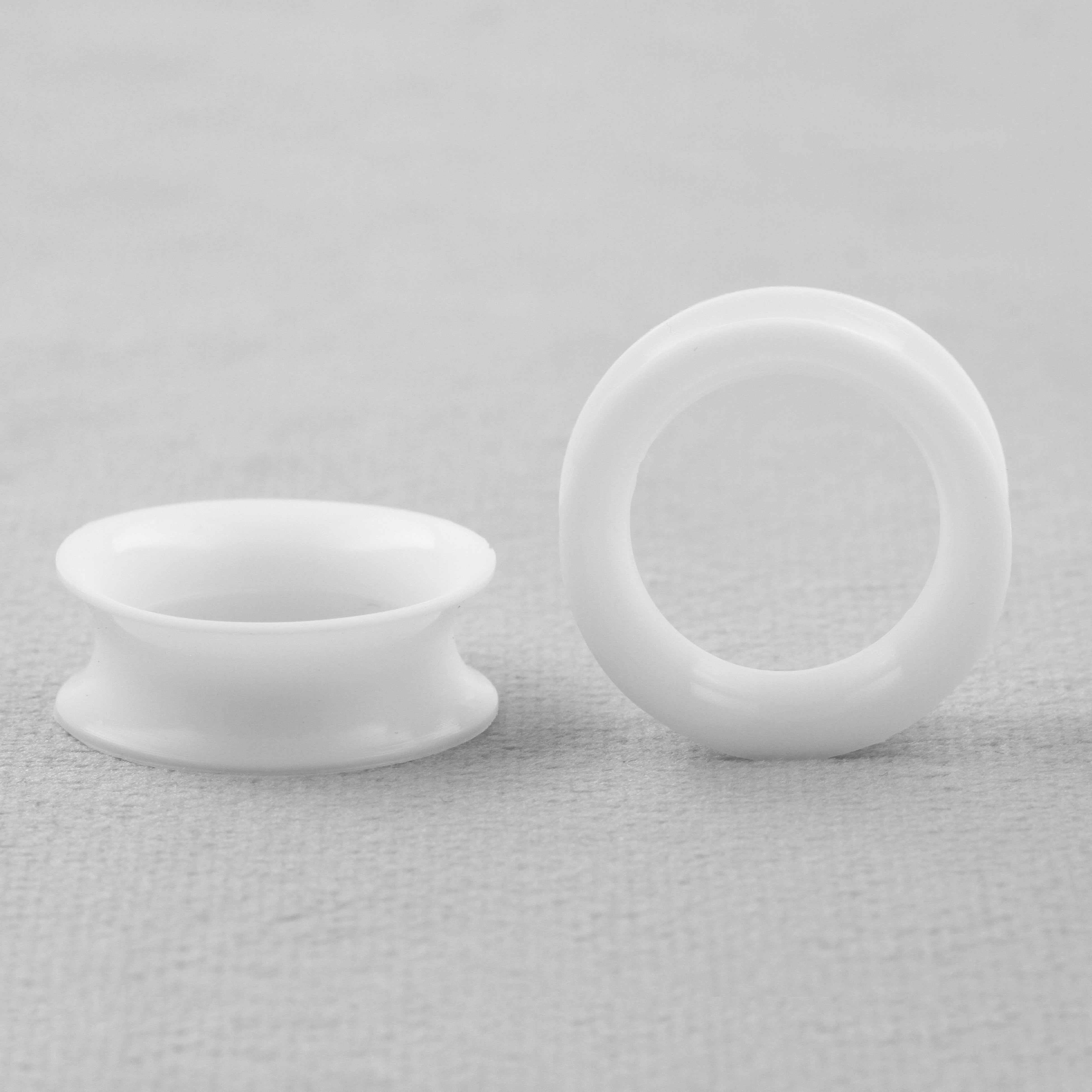 Silicone Thin Eyelet - White