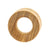 Wood Double Flared Tunnel - Teak Brown