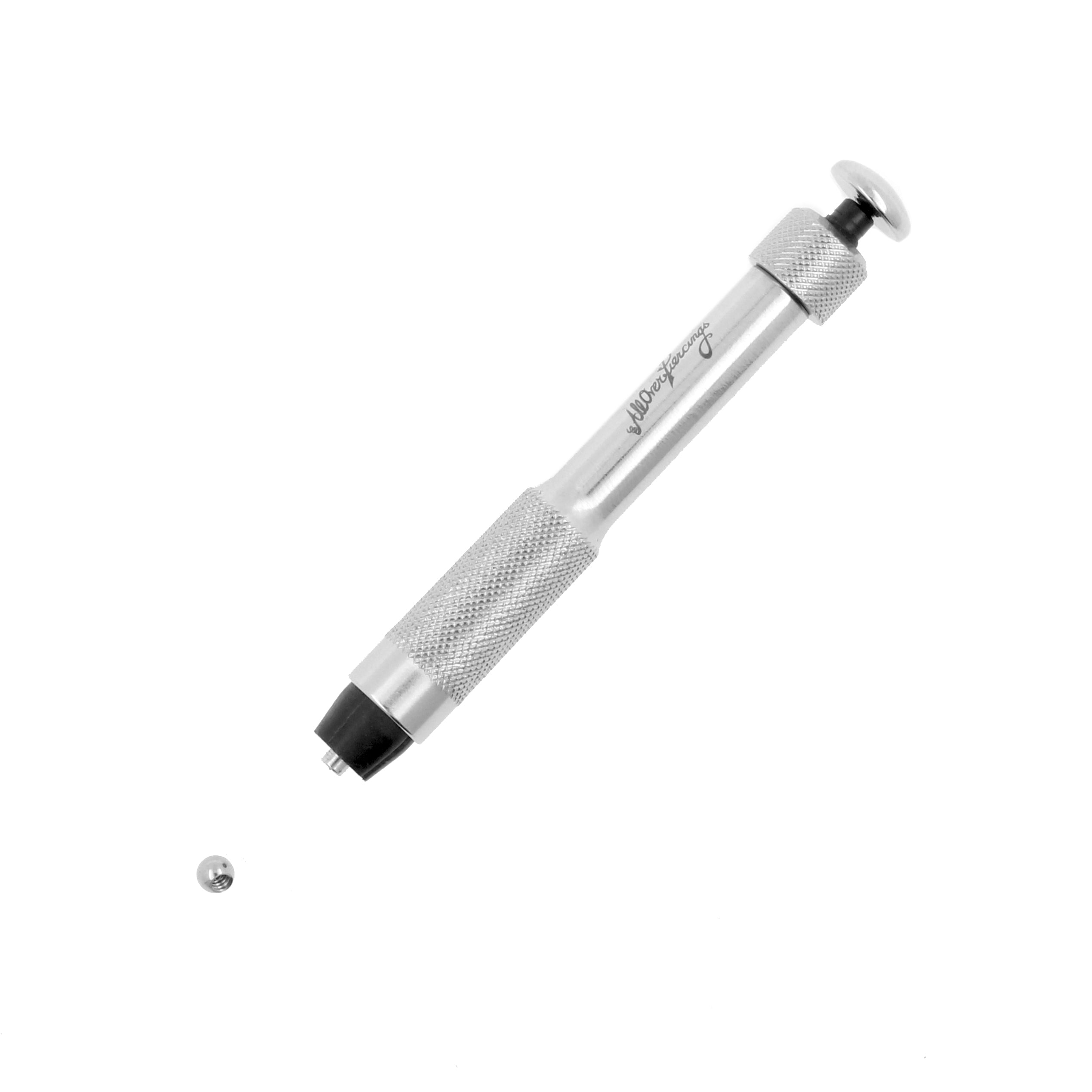 Surgical Steel Ball Holding Tool Silver