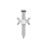 Titanium Lunar Dagger Zilver