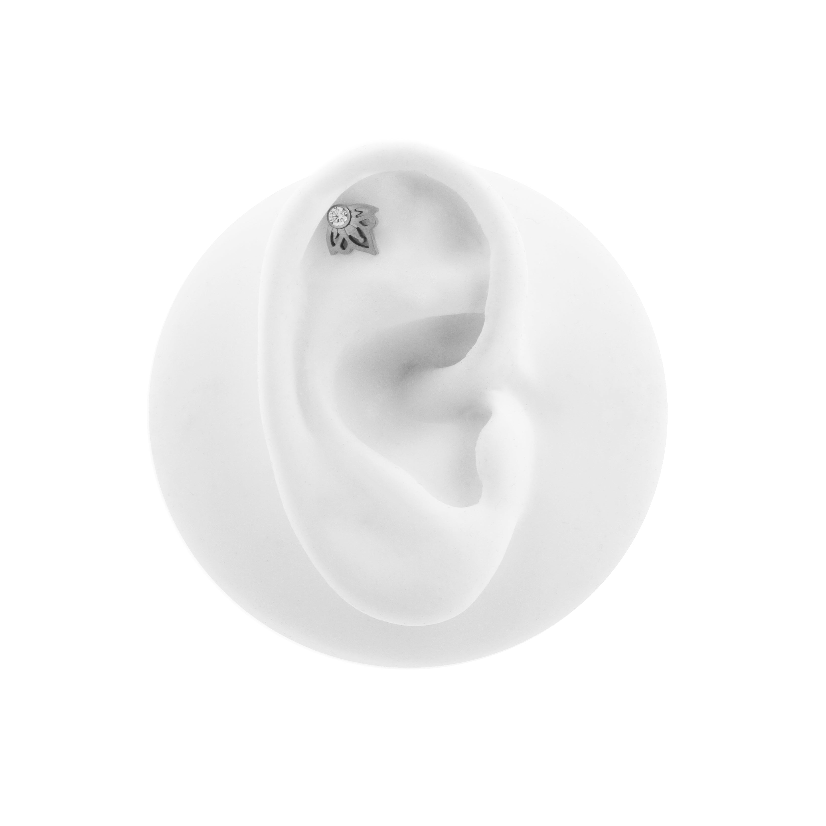 Titanium Zirconia Lotus - Silver