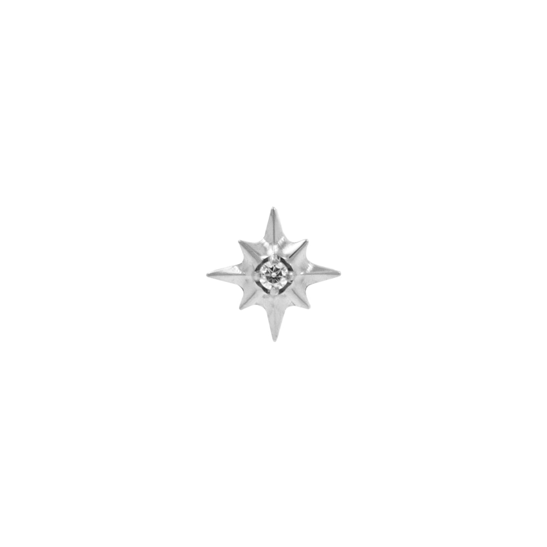 Titanium Zirconia Pole Star - Silver