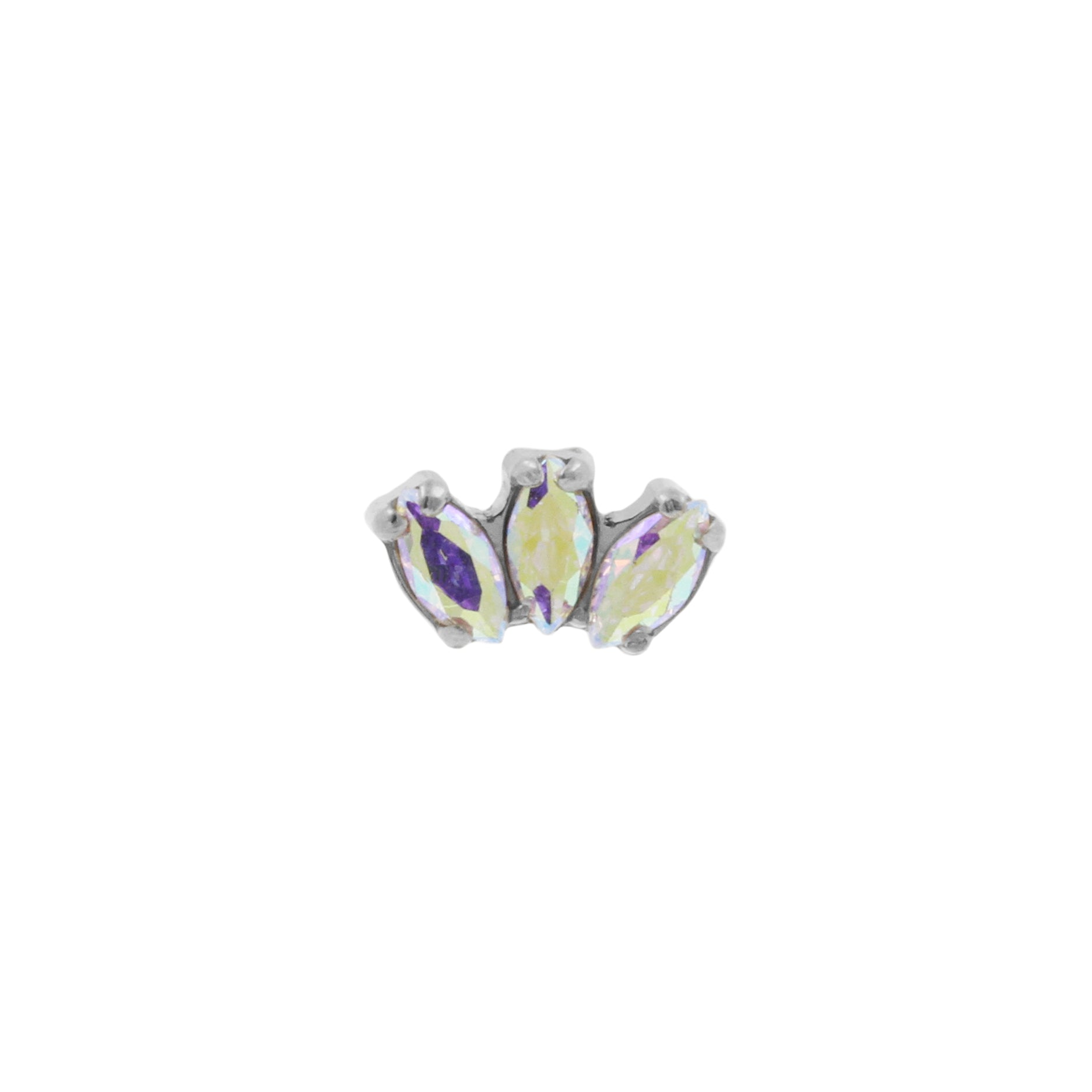 Titanium Zirconia Cluster Top - Aurore Boreale