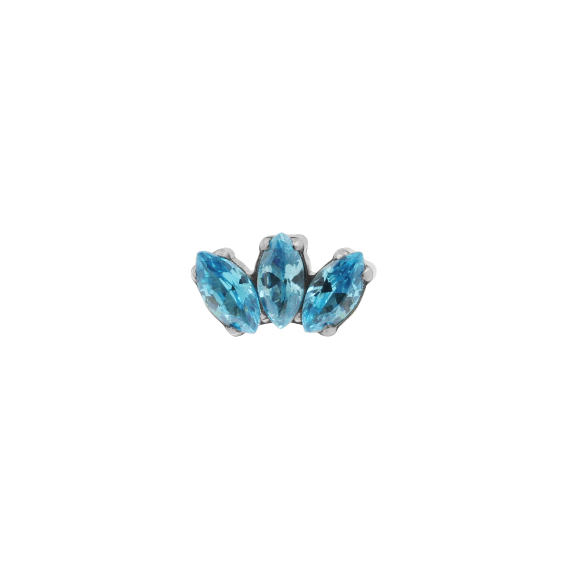 Titanium Zirconia Cluster Top - Aqua