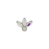 Titanium Zirconia Cluster Top - Aurore Boreale