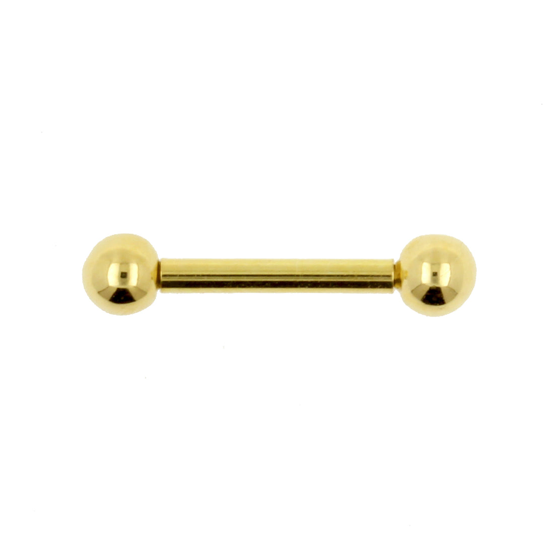 18 Karat Gold Gold Barbell