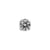18 Karat White Gold Zirconia Attachment Round
