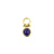 18 Karat Gold Click Ring Charm - Lapis Lazuli