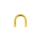Titanium U-Barbell Post Gold