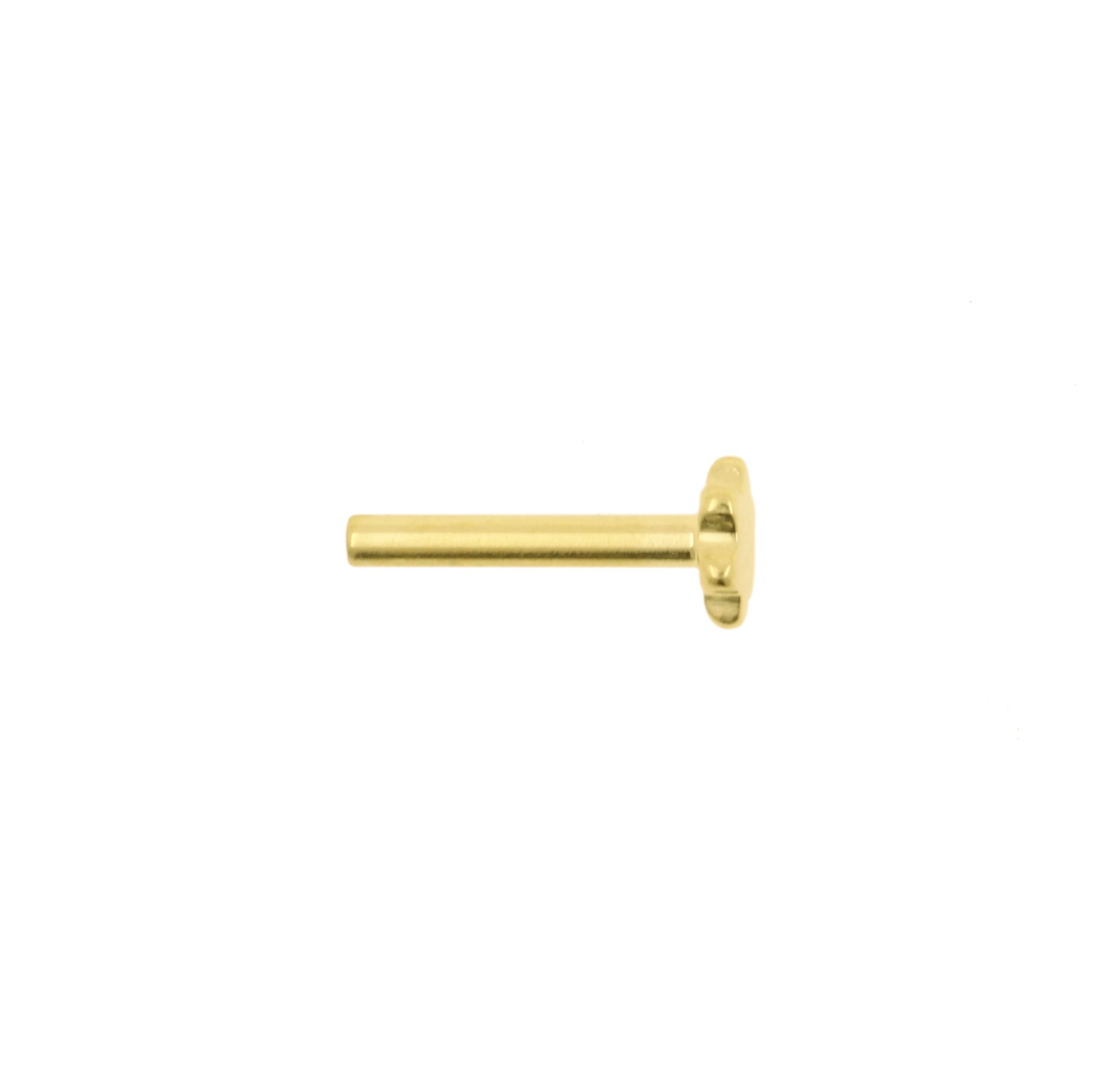 Titan Flatback-Stecker - Blumenform Gold