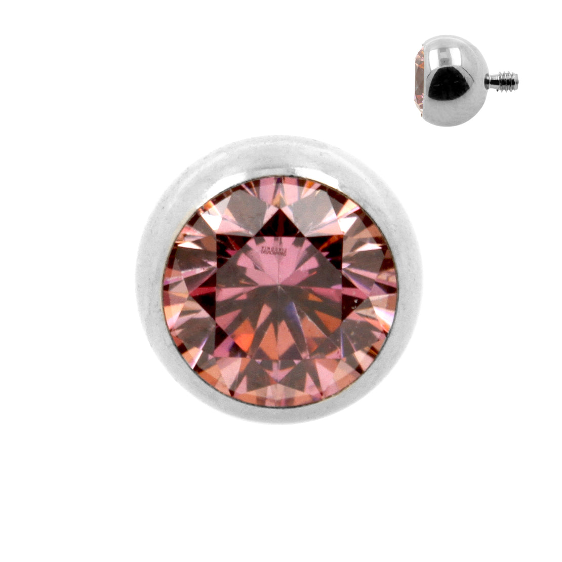 Titanium Ball With Zirconia Pink