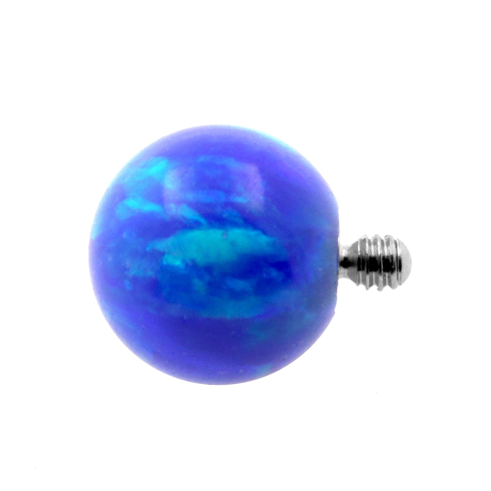 Synthetic Stone Opal Ball Sapphire Blue Opal