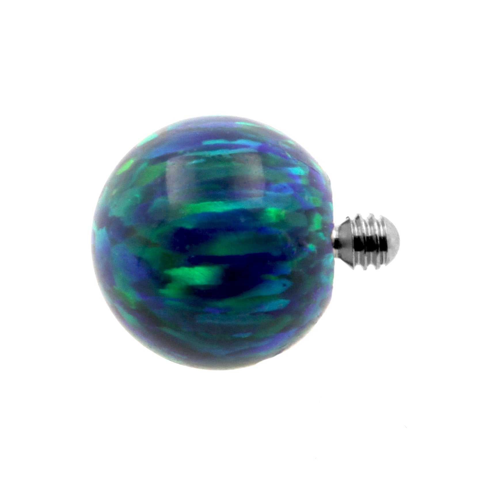 Synthetic Stone Opal Ball Black Opal