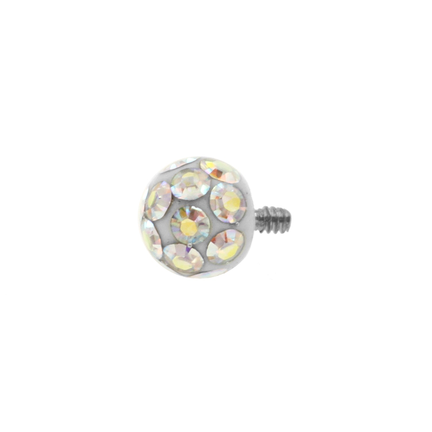 Titanium Multi-Jewelled Ball Crystal AB