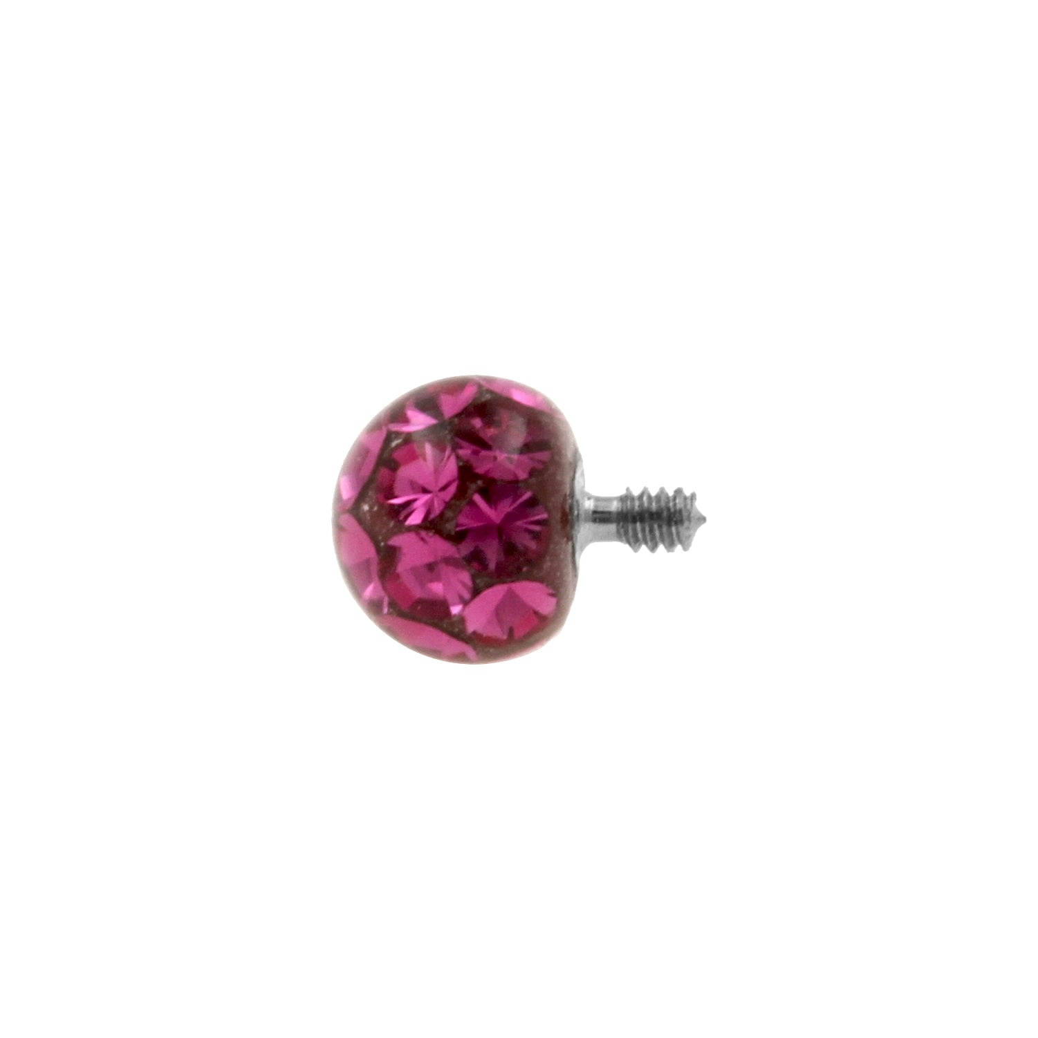 Titanium Multi-Jewelled Ball Fuchsia