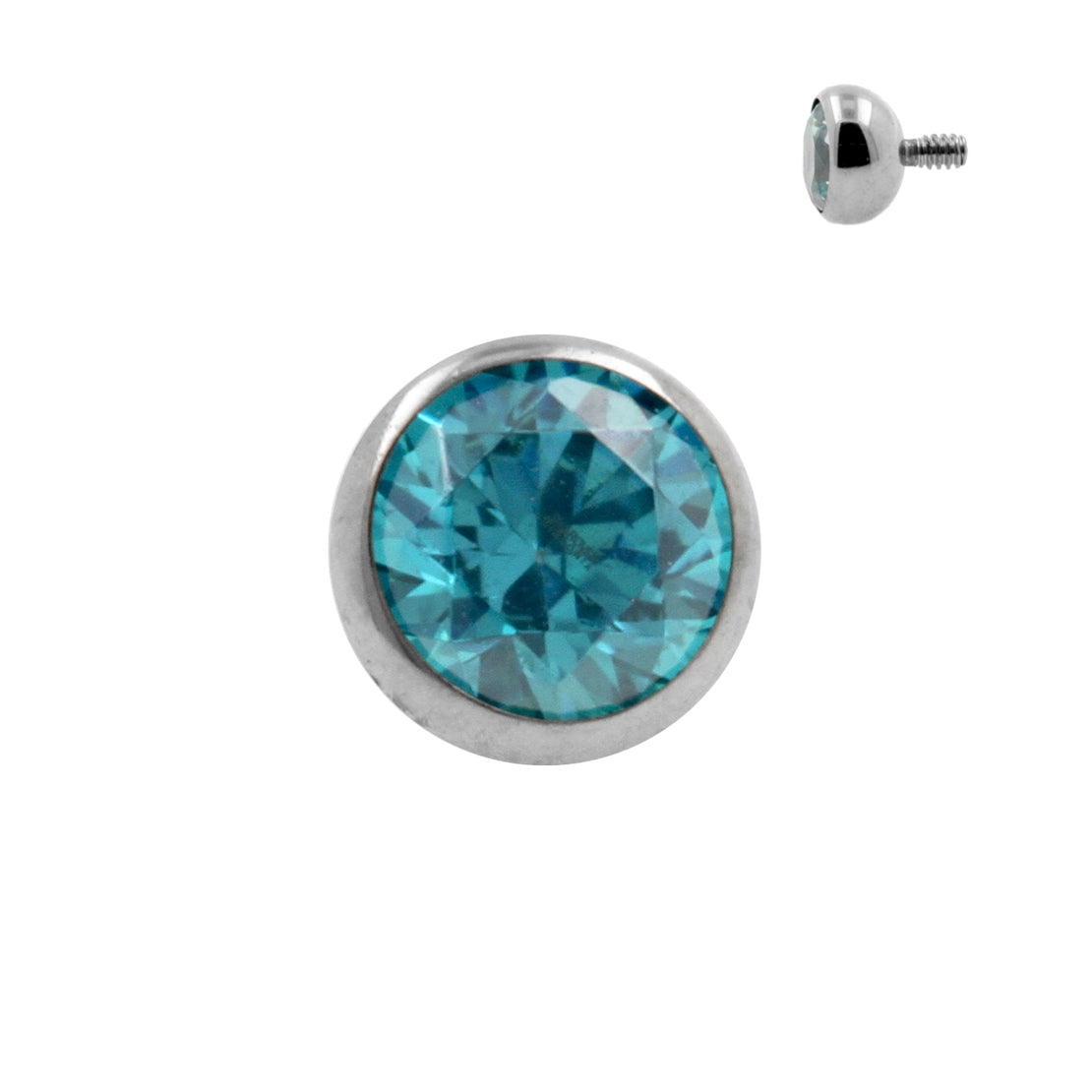 Titanium Ball With Zirconia Mint Green