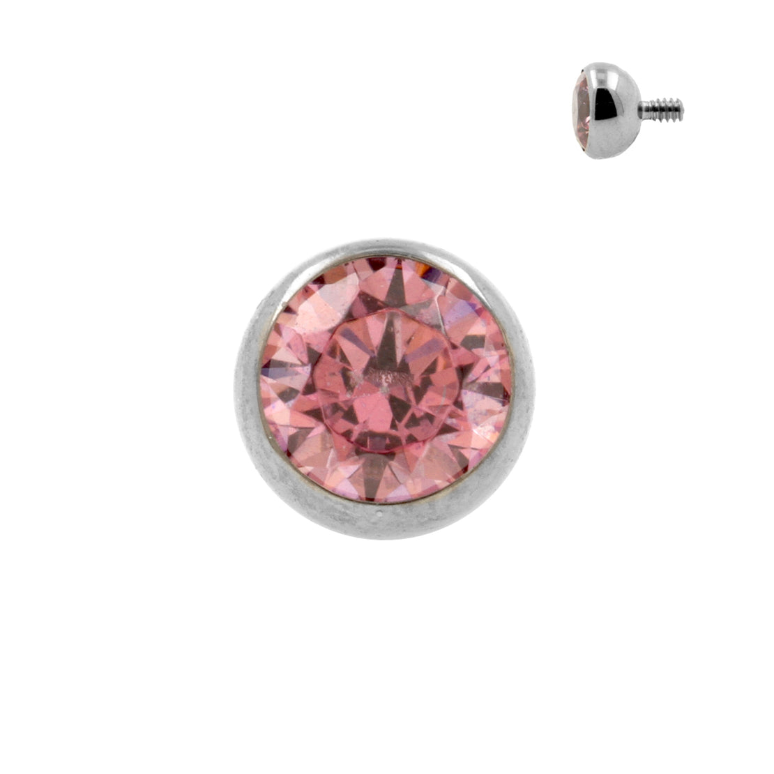 Titanium Ball With Zirconia Pink