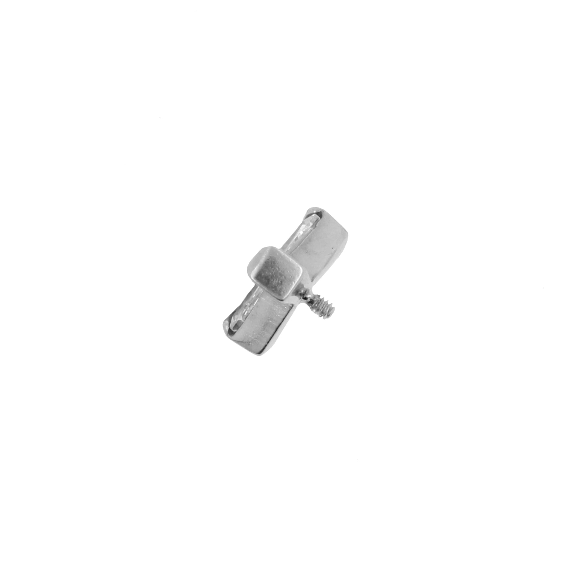Surgical Steel Windmill Zirconia Attachment Silver