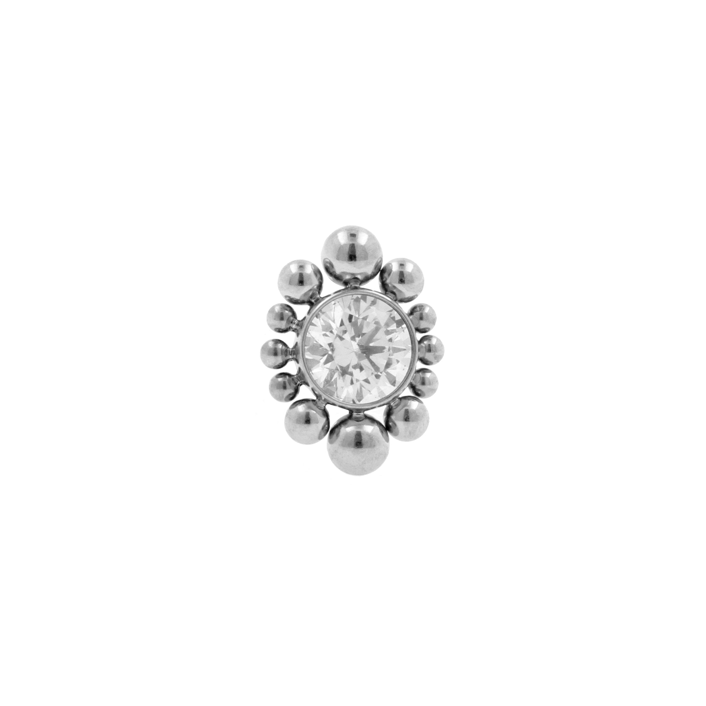Titanium Zirconia Cluster Clear
