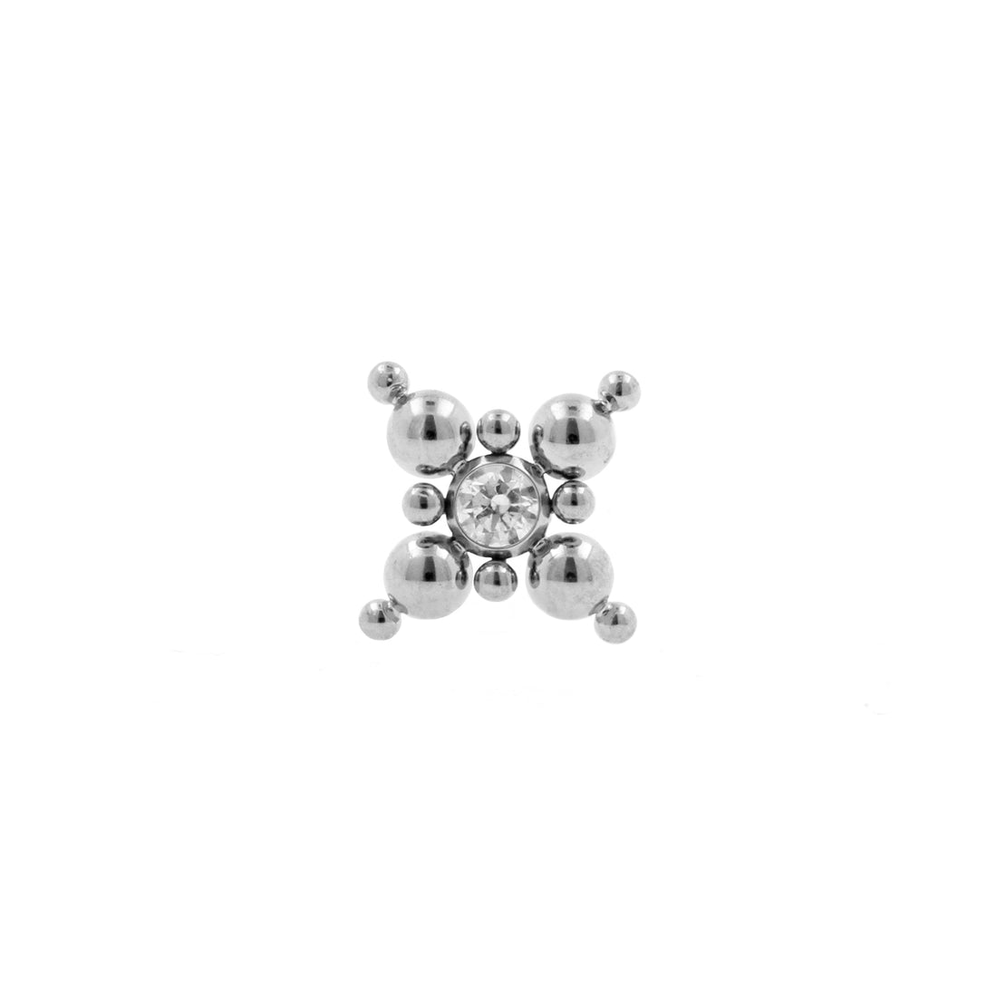 Titanium Zirconia Cluster Clear