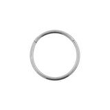 Titanium Click Ring Silver