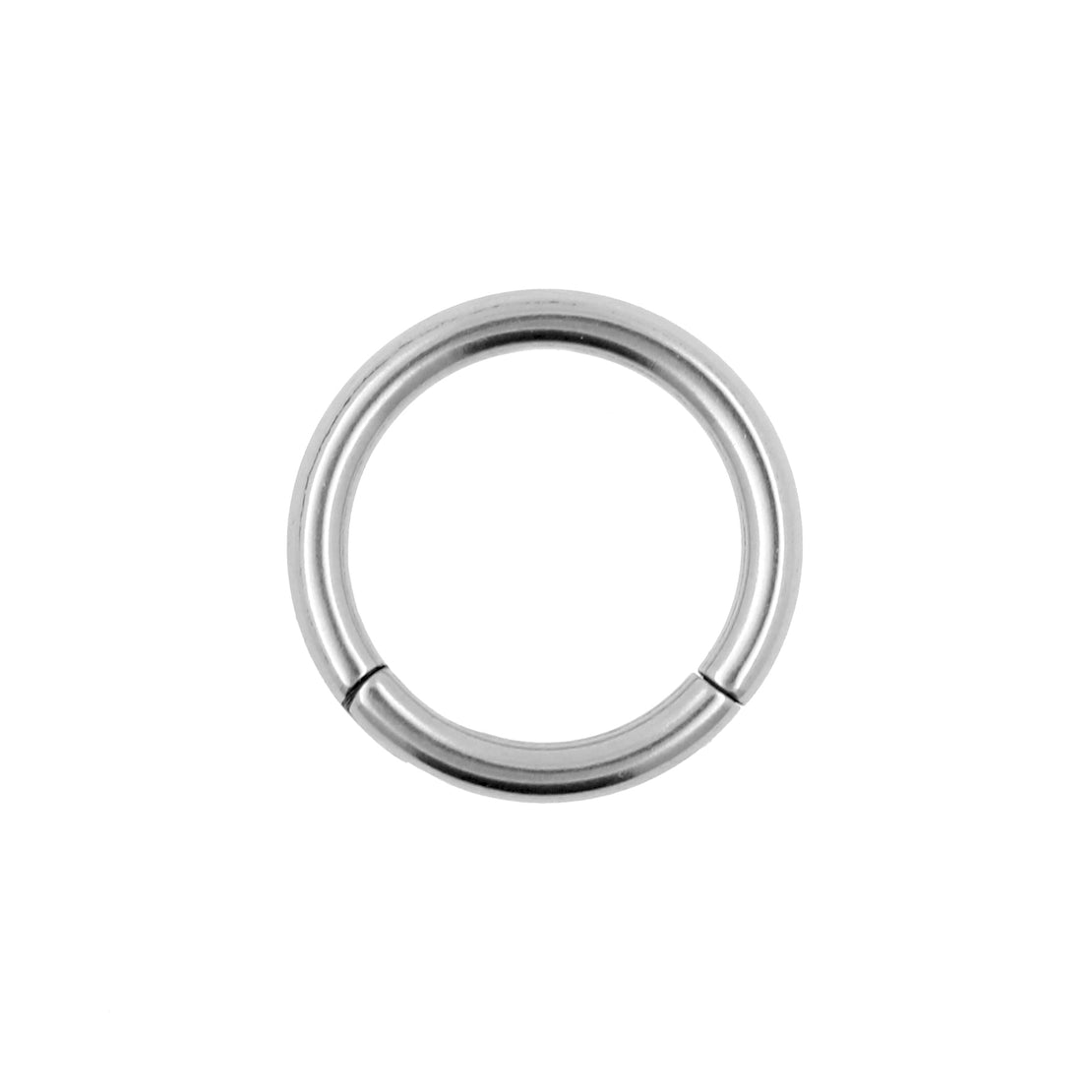 Titanium Click Ring Silver