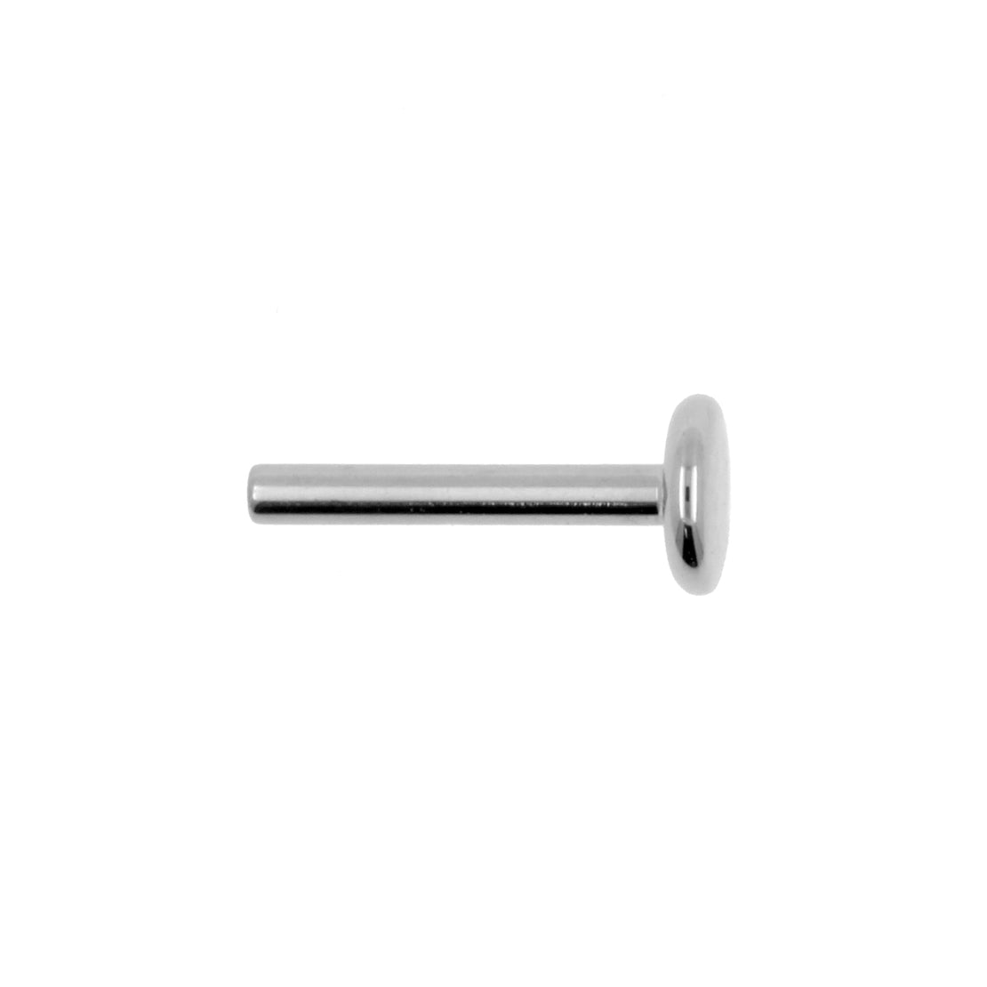 Titanium Labret Stud - Silver