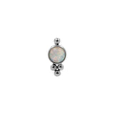 Titanium Opal Cluster - White Opal