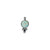 Titanium Opal Cluster - Light Green Opal