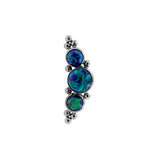 Titanium Opal Cluster - Black Opal