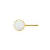 Titanium Opal Disc 90 Degrees - White Opal