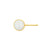 Titanium Opal Disc 90 Degrees - White Opal