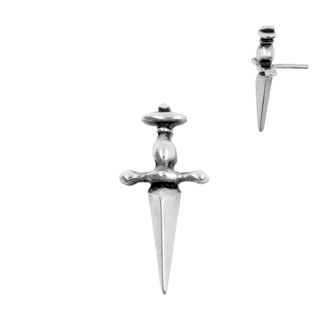 Nickel-Free Stainless Steel Dagger Attachment - Silver