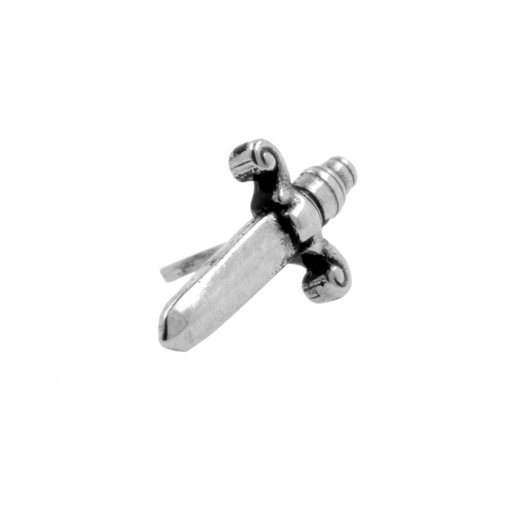 Nickel-Free Stainless Steel Dagger Attachment - Silver