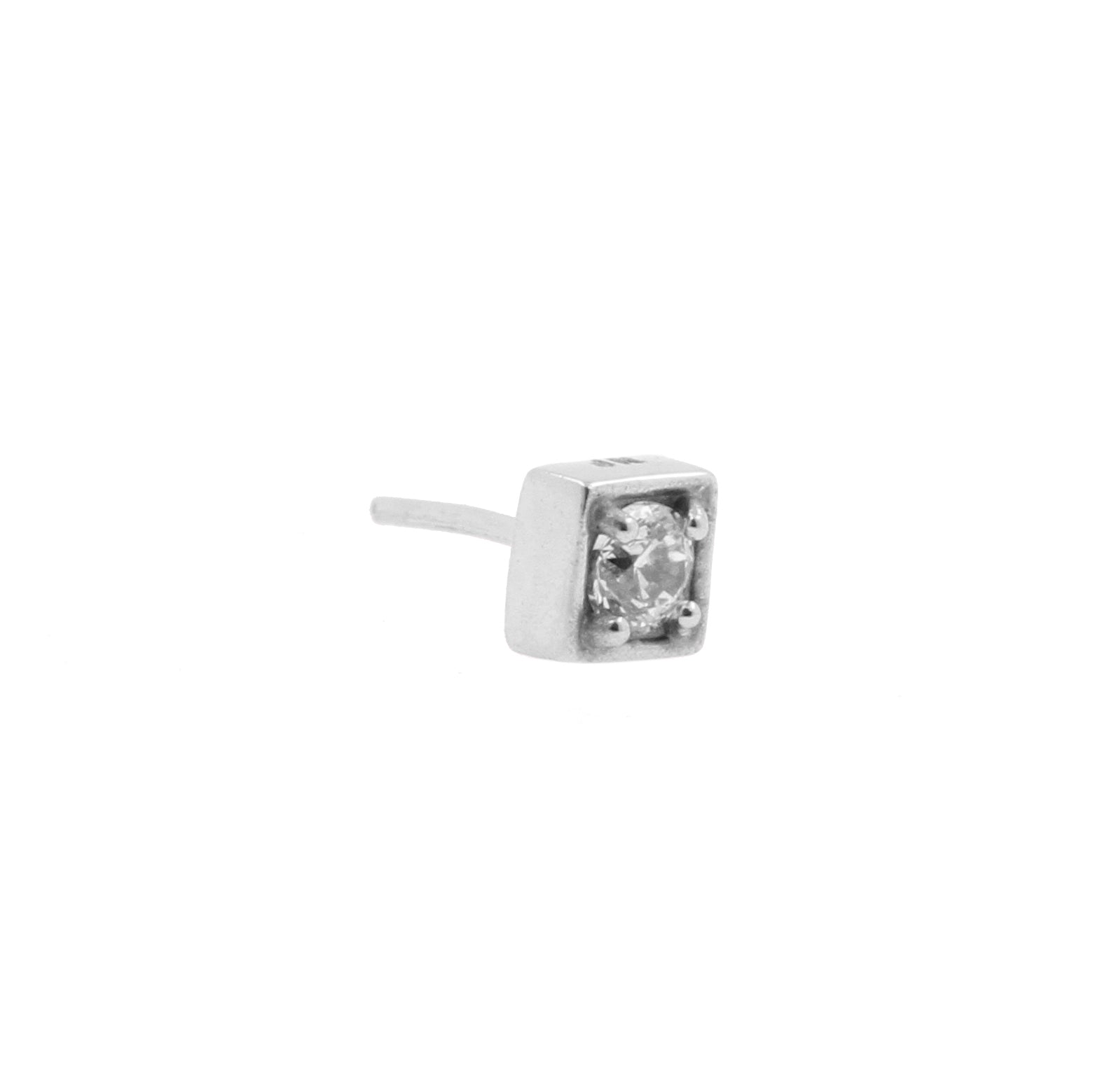Nickel-Free Stainless Steel Square Attachment - Silver