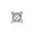 Nickel-Free Stainless Steel Square Cluster Attachment - Silver
