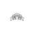 Nickel-Free Stainless Steel Tiara Attachment - Silver
