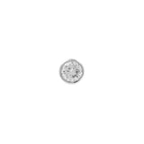 Platina Disc Met Diamant