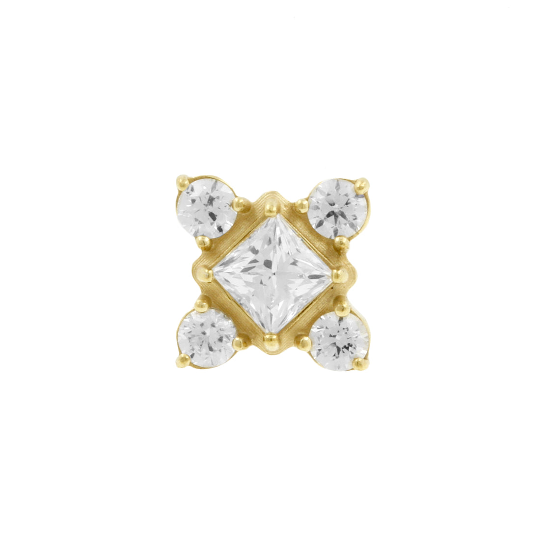 Nickel-Free Stainless Steel Square Cluster Attachment - Gold