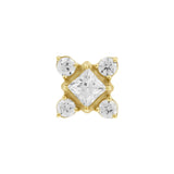 Nickel-Free Stainless Steel Square Cluster Attachment - Gold