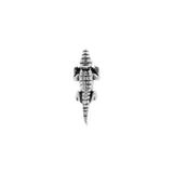 Surgical Steel Crocodile Top - Silver