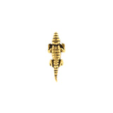Surgical Steel Crocodile Top - Gold