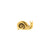 Surgical Steel Snail Top - Gold
