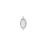 Surgical Steel Starburst Top - Silver