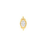 Surgical Steel Starburst Top - Gold