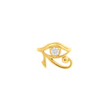 Surgical Steel Eye of Horus Top - Gold