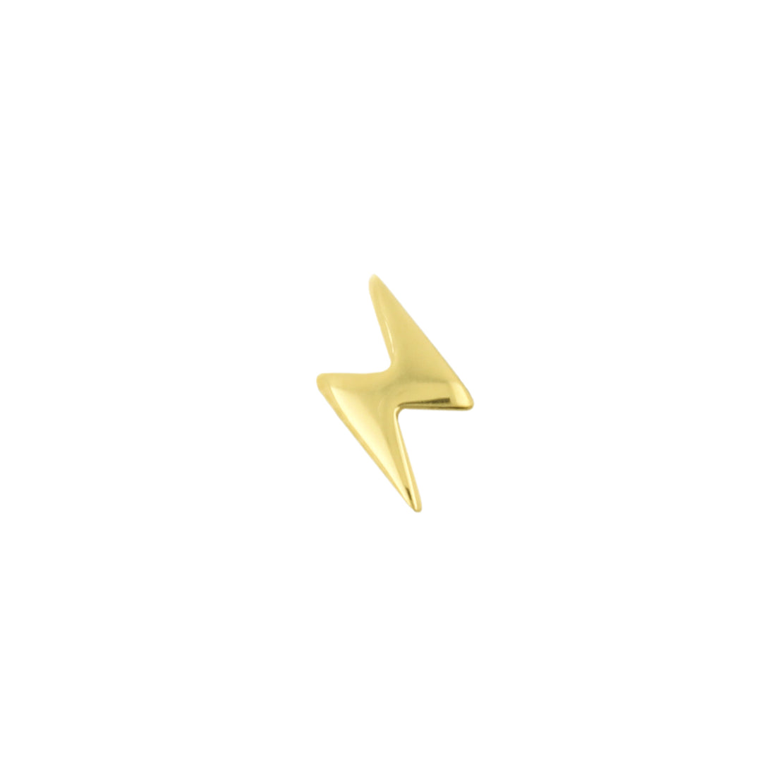 Titanium Threadless Top - Flash Left Gold